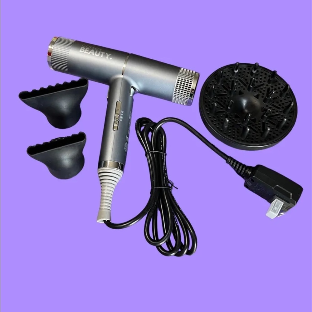 Cortex Beauty Air Blade Blue Ionic Pro Performance Drying Hair Dryer Grey NIB